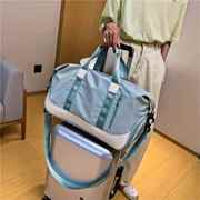 短途旅行包包女男大容量单肩待产袋子手提收纳简约便携行李出行包