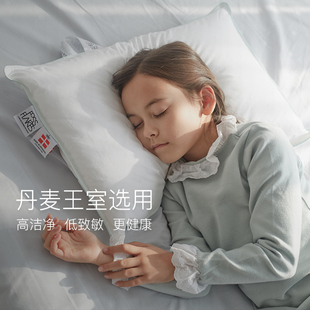 FOSSFLAKES进口儿童枕可水洗枕头2-10岁小学生护颈幼儿枕芯