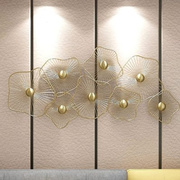 中式客厅墙面装饰挂件轻奢沙发创意铁艺壁挂立体壁饰卧室餐厅挂饰
