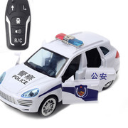 110悍马公安警车遥控车玩具 男孩儿童充电漂移越野摇控赛车警察车