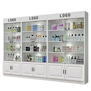 玻璃展示柜产品陈列架化t妆品货柜展品样柜带锁容美院柜子
