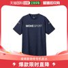 日本直邮迪桑特 T恤 MOVESPORT 短袖 圆领 防紫外线 NV L