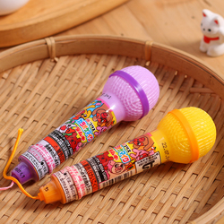 日本进口零食可利斯麦克风形汽水糖15g网红儿童趣味玩具休闲糖果