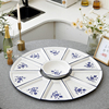 拼盘陶瓷餐具组合套装中式青花瓷，圆桌团圆饭盘，家用火锅盘聚餐盘