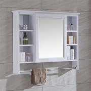 卫生间镜柜挂墙式镜子吊柜单独小户型梳妆储物镜子镜箱米以上颜1