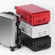 欧茉纯铝镁合金行李箱时尚密码，锁拉杆箱万向轮旅行箱，18寸26寸29寸