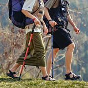 伯希和户外超轻登山杖，手杖爬山专业铝合金减震便携行山徒步装备