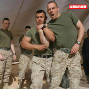 美军海报陆战特种兵t恤体能服训练t恤战术作战服短袖圆领军迷