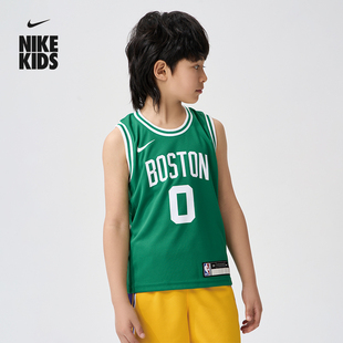 nike耐克男童波士顿凯尔特人队iconnba幼童球衣夏季fz0885