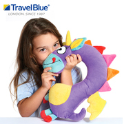 TravelBlue/蓝旅宝宝儿童u型旅行安全座椅枕头学生午睡护颈枕车用