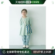 日本直邮green label relaxing 儿童长袖连衣裙（绿色）100cm-130
