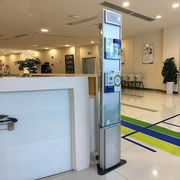 银行三面旋转资料架落地杂志架A4折页宣传单页展示架三折页宣传册