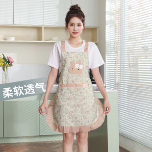 围裙厨房家用专用餐饮做饭网红工作服罩衣女护衣时尚兔子围腰
