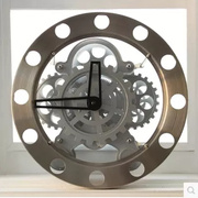 欧式复古钟妙刻品牌创意钟齿轮钟金属挂钟时尚客厅大方个性钟