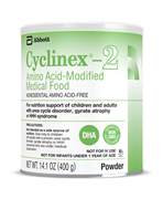 雅培Cyclinex-2段UCD不含必需氨基酸精氨酰琥珀酸尿症低蛋白奶粉