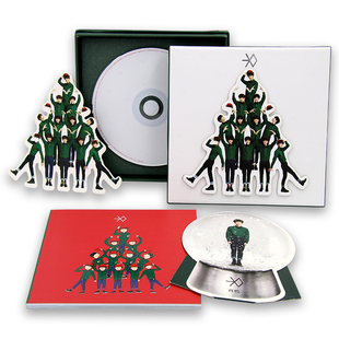 正版唱片 EXO-K 十二月的奇迹 专辑CD光盘+写真歌词本+2小卡