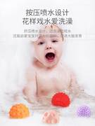 新生婴儿手抓球宝宝抓握训练感统玩具抚触球6-12个月可啃咬按摩球