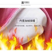 韩系女童加绒卫衣2023秋冬儿童洋气中长款冬装一体绒加厚保暖