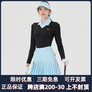 BG高尔夫女装球服装女长袖短裙套装修身运动球衣golf时尚高端