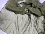 大方巾军，绿色薄纱105105纯色方巾
