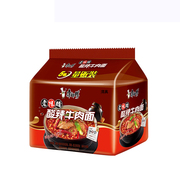 康师傅清真方便面五连包酸辣牛肉面袋装泡面方便速食食品