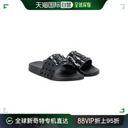 99新未使用香港直邮VALENTINO 男士凉鞋黑色 XY2S0F38-KKC-0N