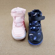 男女儿童大棉鞋31-39码冬季加毛保暖轻便防水中大童雪地靴运动鞋