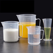 量水杯带刻度量杯，加厚透明刻度杯1000家用烘焙毫升杯塑料