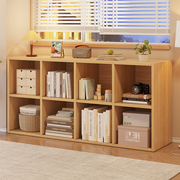 落地书柜家用矮书架客厅置物架卧室收纳柜子储物柜简易飘窗格子柜