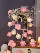 led玫瑰花小彩灯串串灯，室内求婚氛围灯生日，场景布置少女房间装饰