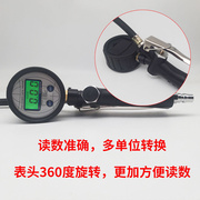 胎压表气压表高精度带充气头汽车轮胎测压监测器数显加气表放气