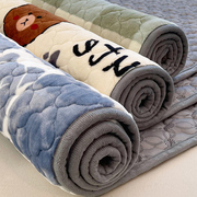 牛奶珊瑚绒加厚床垫软垫家用宿舍学生单人褥子毛毯垫被铺底冬天季