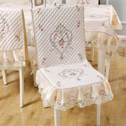 椅子套罩家用中式简约餐桌布套装实木椅子坐垫加厚靠背通用凳子套