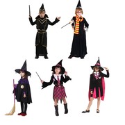 万圣节儿童服装女童男童魔法学院哈利魔法师cosplay披风斗篷