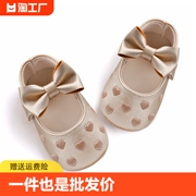 新生婴儿鞋子0-1岁学步童鞋3-6-12个月男女宝宝，春秋款初生春天