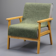 雪尼尔单人沙发盖布沙发垫，椅垫套罩四季防滑纯色单个座垫椅子坐垫