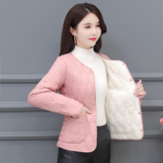 小棉袄女短款2022冬季时尚，内胆棉衣外套加厚加绒羊羔绒修身服