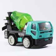 惯性搅拌车玩具儿童带动作小汽车旋转桶宝宝环保耐摔卡通工程车