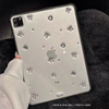 超仙闪粉立体蝴蝶结爱心iPad10保护套2022适用苹果iPad10.2寸透明平板套Air4/5亚克力pro11个性女9.7硬壳