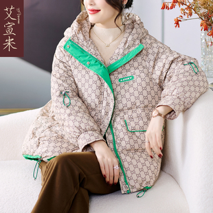 中年妈妈棉袄女冬季202340岁中老年女装冬装棉服外套加厚保暖