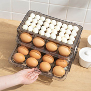 家用壁挂式鸡蛋盒 透明多层可折叠鸡蛋收纳架 大容量鸡蛋盒