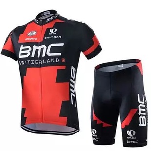 BMC车队骑行服短袖套装男夏季法山地自行单车短上衣短裤户外装备