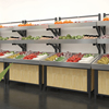 超市不锈钢蔬菜水果货架展示架生鲜，店多层果蔬，堆头水果店中岛架子