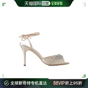 香港直邮MANOLO BLAHNIK 莫罗 伯拉尼克 女士 宝石搭扣凉鞋 12425