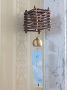 日式黄铜茶室风铃和风咖啡挂饰卧室家居民宿挂件礼物房间门饰铃铛