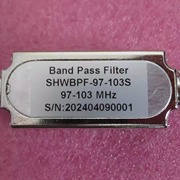 shwbpf-97-103s97-103mhz sma母 1w射频微波同轴带通滤波器