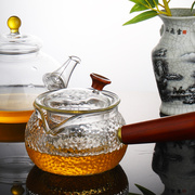 硼高硅玻璃茶壶泡茶家用加厚耐高温可加热茶具茶水分离花茶壶茶道