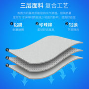 （）防潮垫野餐垫坐垫双面铝膜地垫子便携200*200cm双面铝膜
