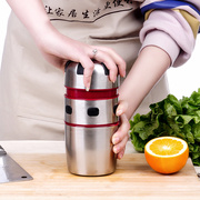 不锈钢手动榨汁机小型柠檬，橙子压榨器挤压炸榨汁杯榨石榴橙汁神器