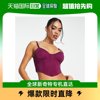 香港直邮潮奢 ASOS 女士hot fix 设计水晶铆钉束腰紫色上衣